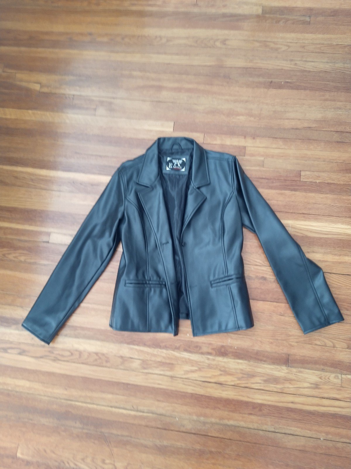 Emporio collezione black leather Jacket