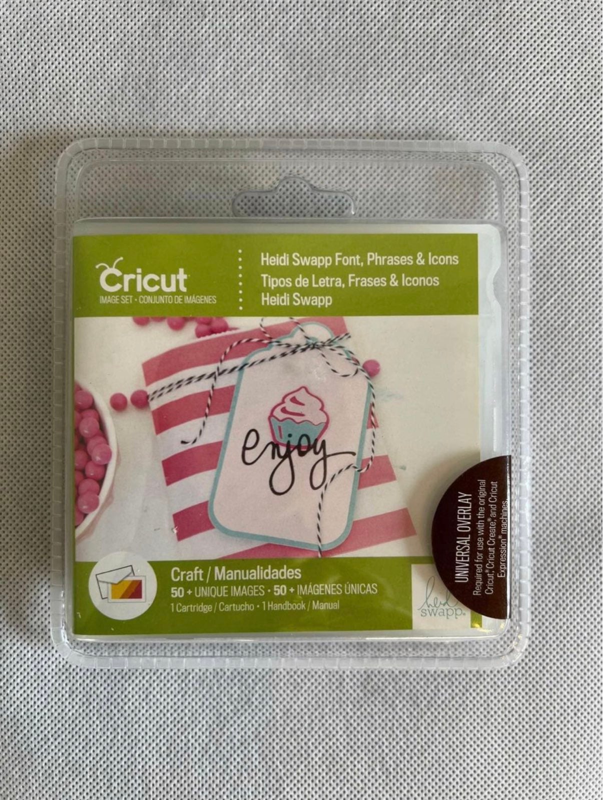 NEW ✅ Cricut Cartridge Heidi Swapp Font - No Keypad Overlay - Font - Rare