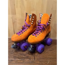 Moxi Lolly Rollerskates with Luminous Wheels size 4