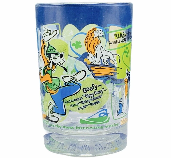 Walt Disney World drinking glass cup VTG