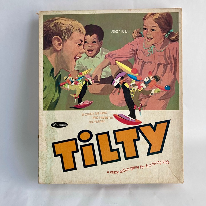 Vintage 1967 Whitman Tilty Balancing Clown Game RARE!