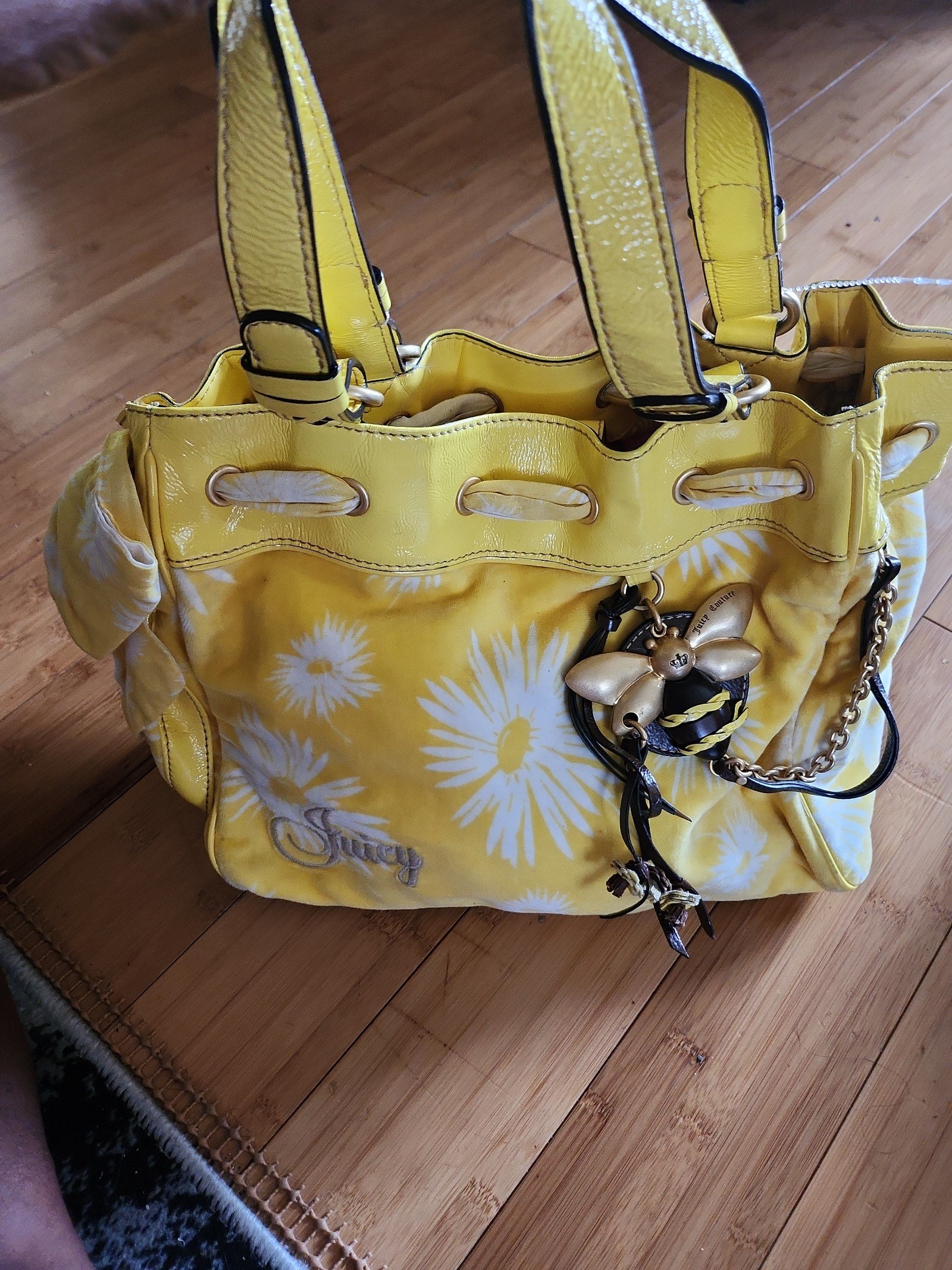 Vintage Juicy Couture Floral Shoulder Bag