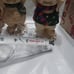 2 Vintage Holiday Treasures Christmas Snowman 9” Votive Holiday Candle Holder
