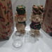 2 Vintage Holiday Treasures Christmas Snowman 9” Votive Holiday Candle Holder
