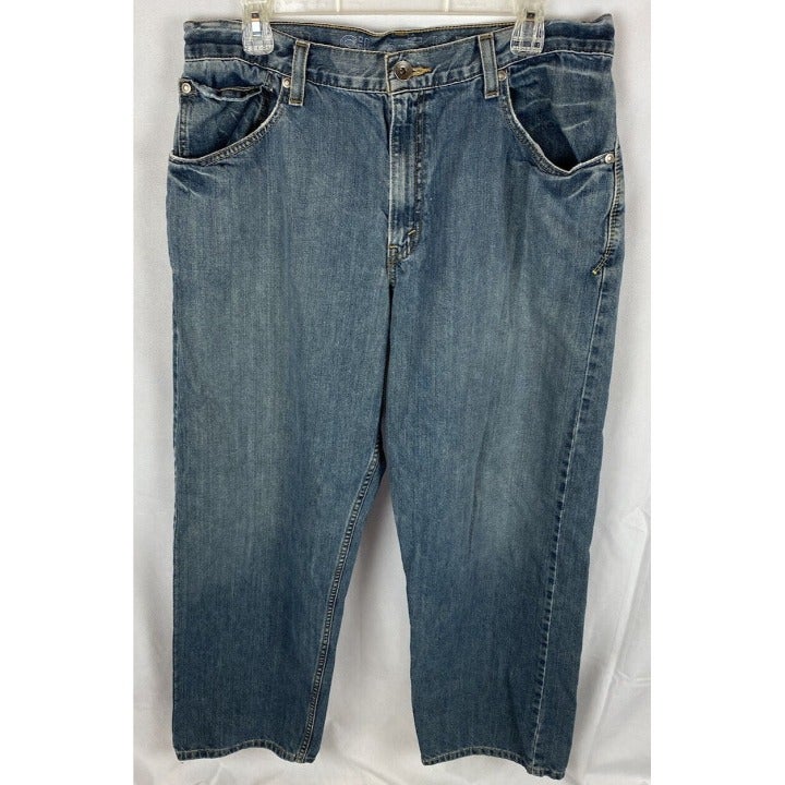 Levi’s Y2K Silver Tab Baggy Men’s Size 35” x 30” Medium Wash Blue Denim Jeans