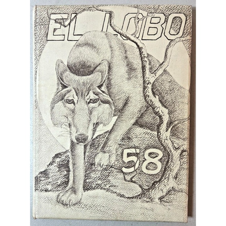 1958 BASIC HIGH SCHOOL Yearbook El Lobo Henderson Nevada