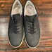 ECCO Leather Lace Up Casual Sneakers Black EU Size 42 US Size 8.5