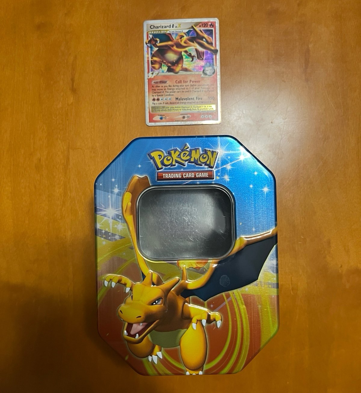 Pokemon Trading Card Tin Charizard Diamond and Pearl 2009 Collector’s Item