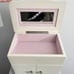 Pottery Barn Kids Cream Abigail Jewelry Box W/ Mirror Dresser Top