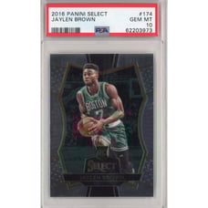 Graded 2016-17 Panini Select Jaylen Brown #174 Premier Rookie Card PSA 10