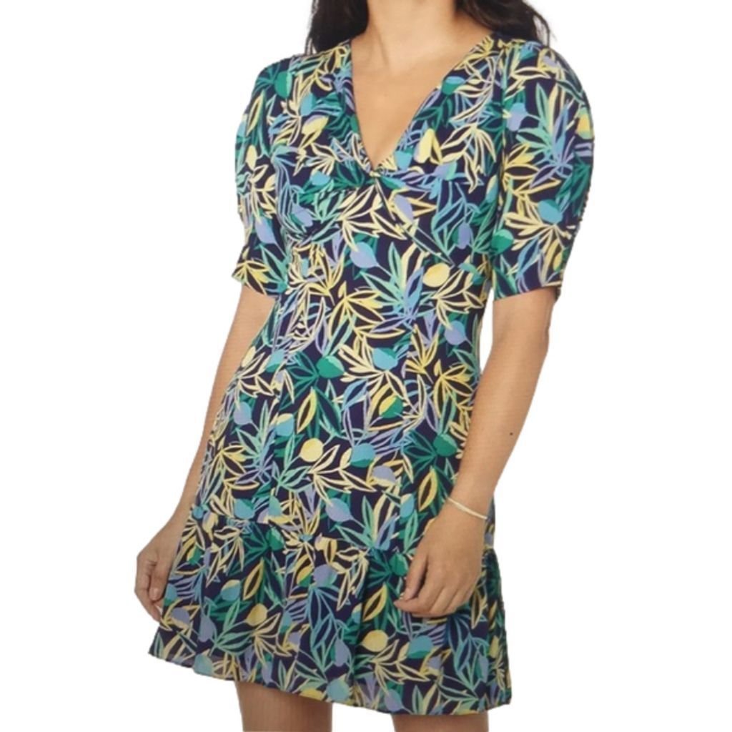 Donna Morgan Printed Mini Dress Sz 4
