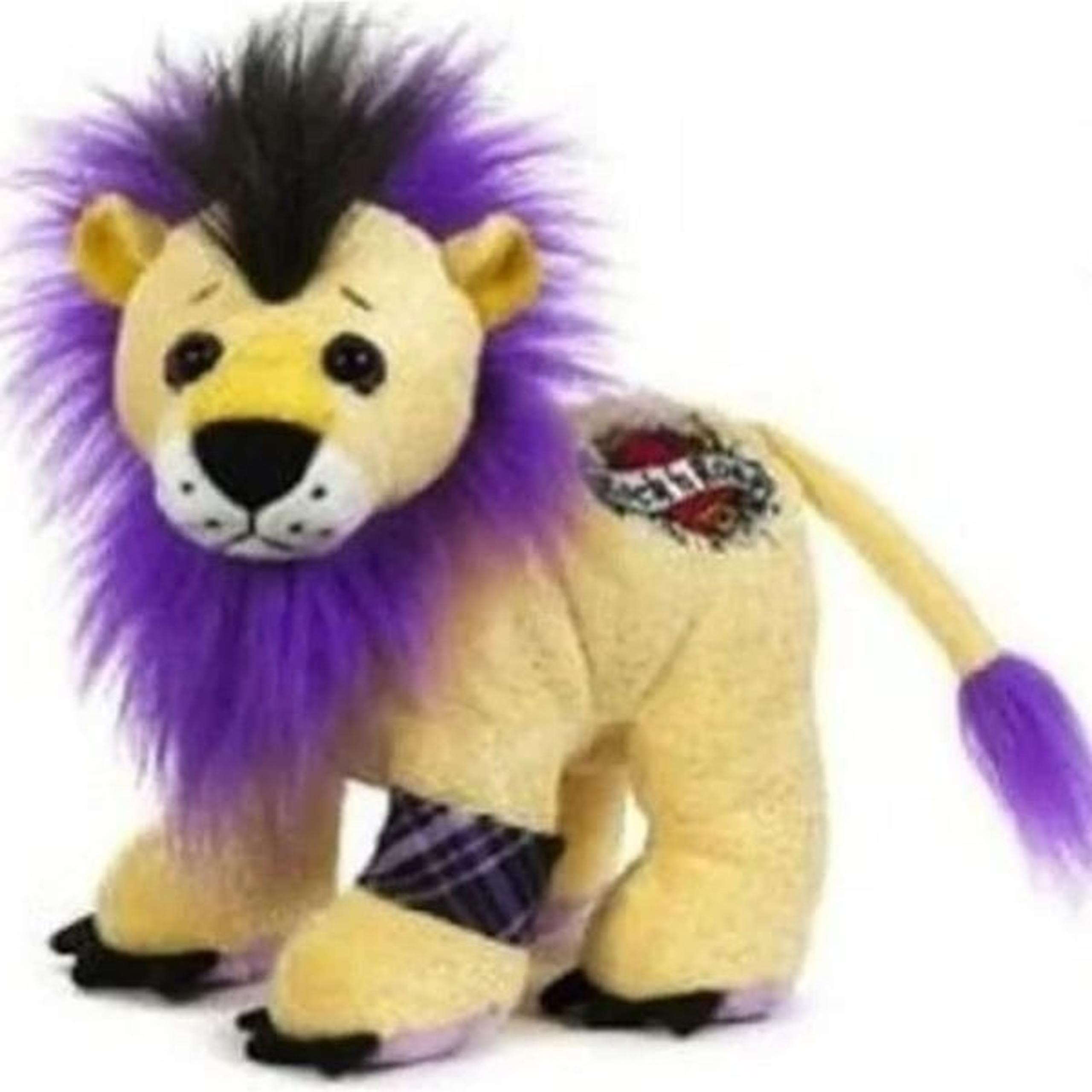 RARE NIB Ganz Webkinz Rockerz Lion 8" Plush