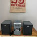 Philips MC118 AM/FM Radio Cassette CD Player Micro System w/Speakers and Box