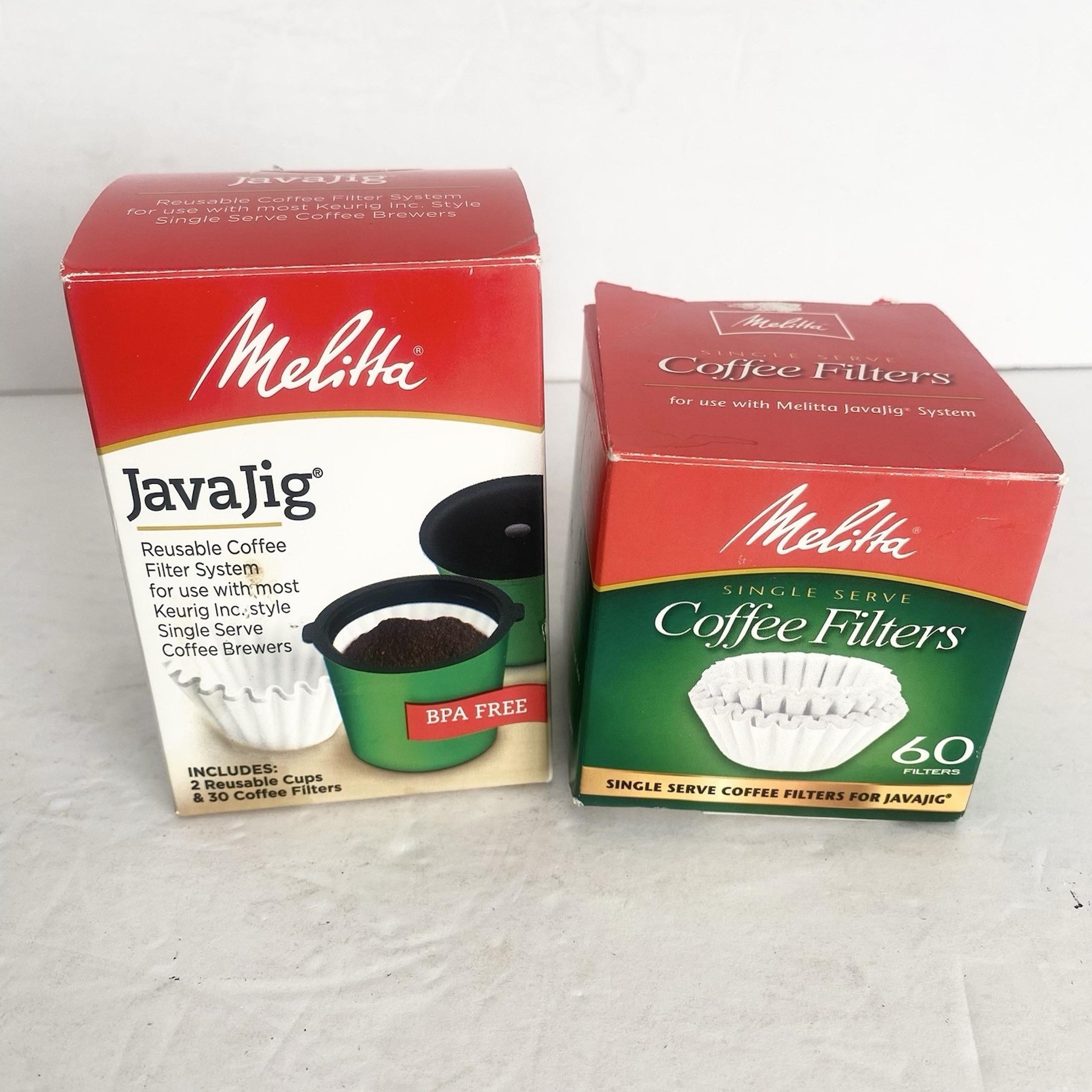 Melitta JavaJig Replacement Filters, 60 Count & 2 reasonable cups Keurig