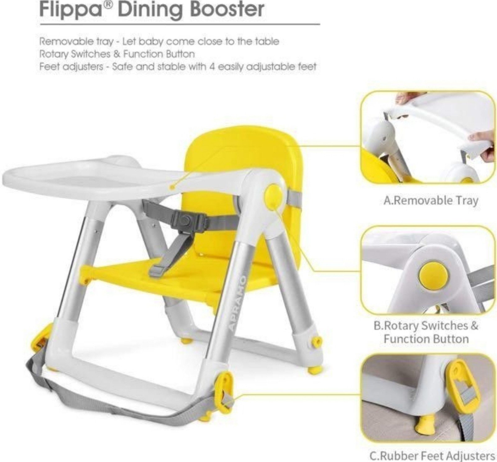 Portable Foldable Booster Chair