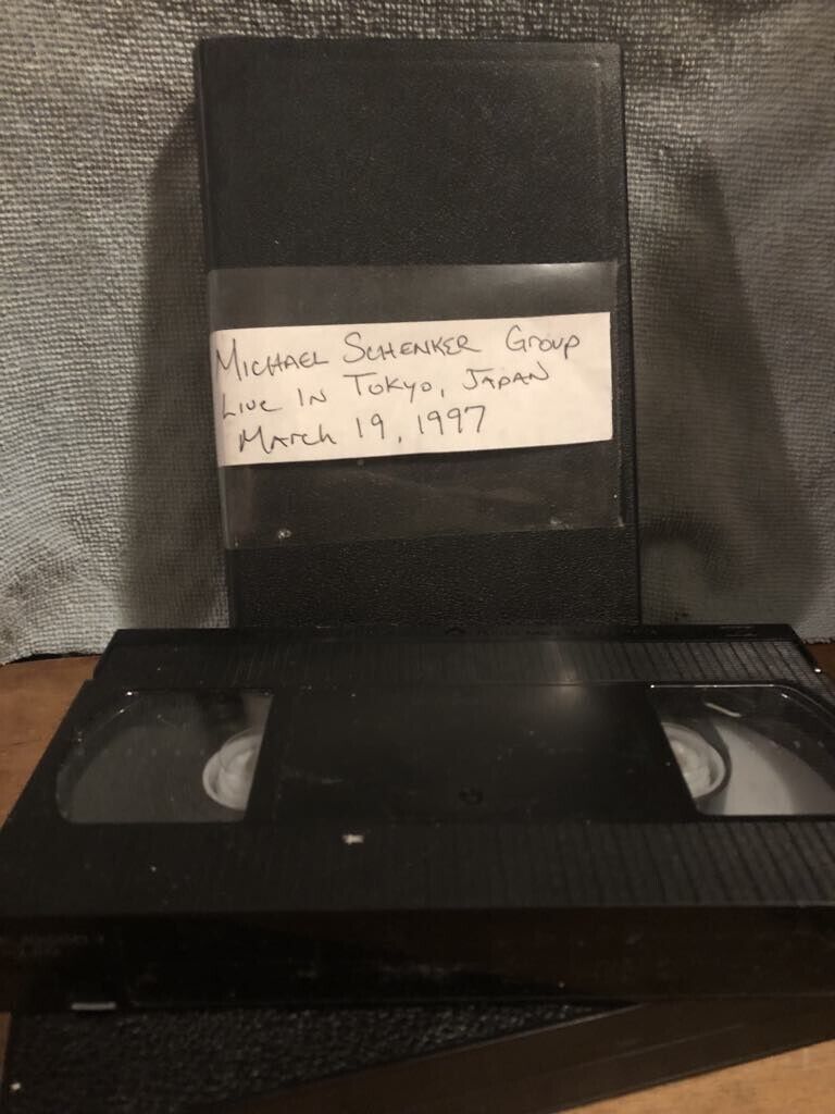 Michael Schenker Group Live In Tokyo, Japan March 19, 1997 VHS (2 Tape Set)