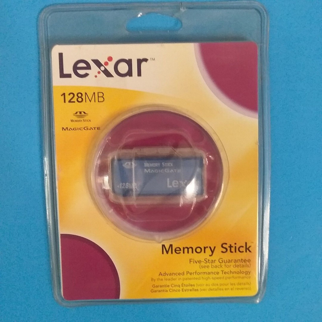 Lexar Media 128MB Memory Stick (MS128-460) New