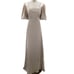 AW BRIDAL 16 2X Plus Champagne Etta satin bridesmaid formal maxi dress NEW B63