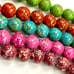 14mm Multi Turquoise Beads Strand