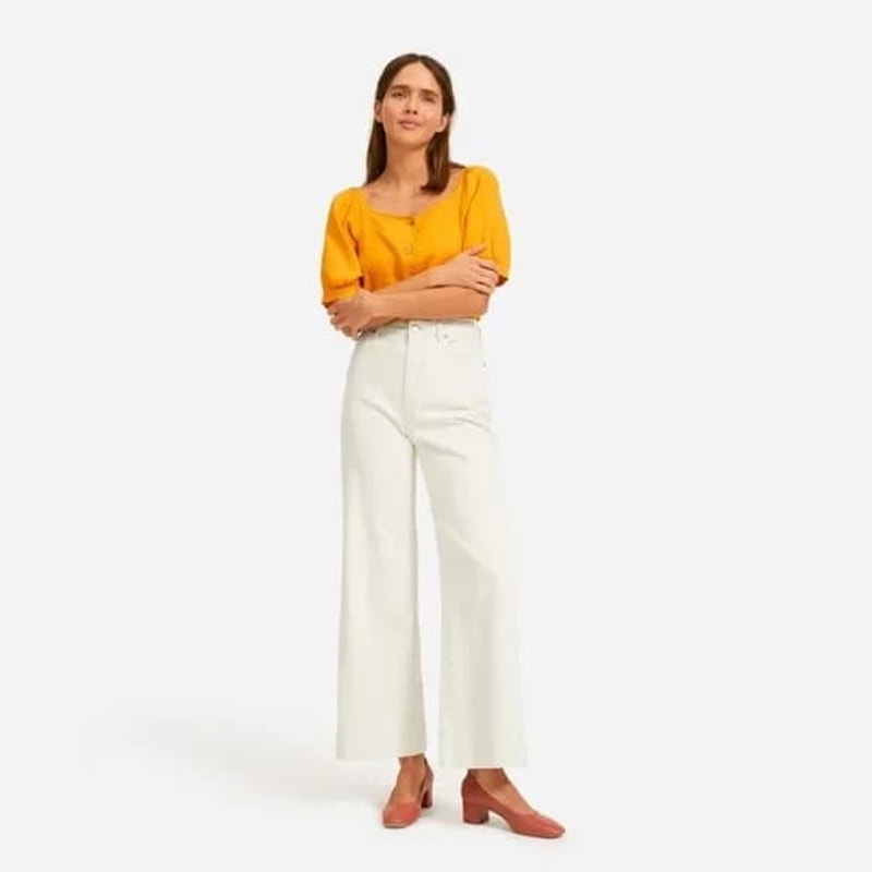 Everlane | NWT The Summer Wide Leg Jean in Bone