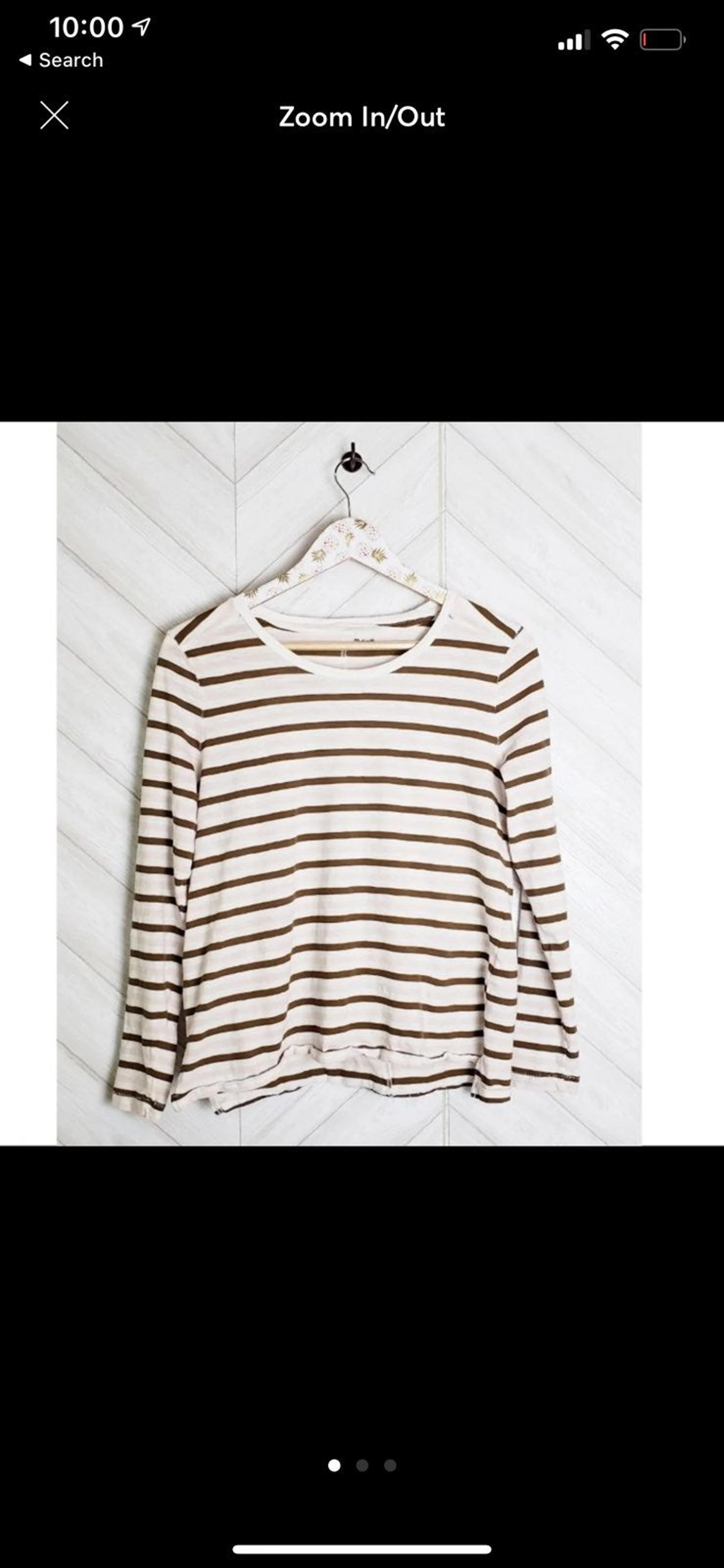 Madewell striped long sleeve