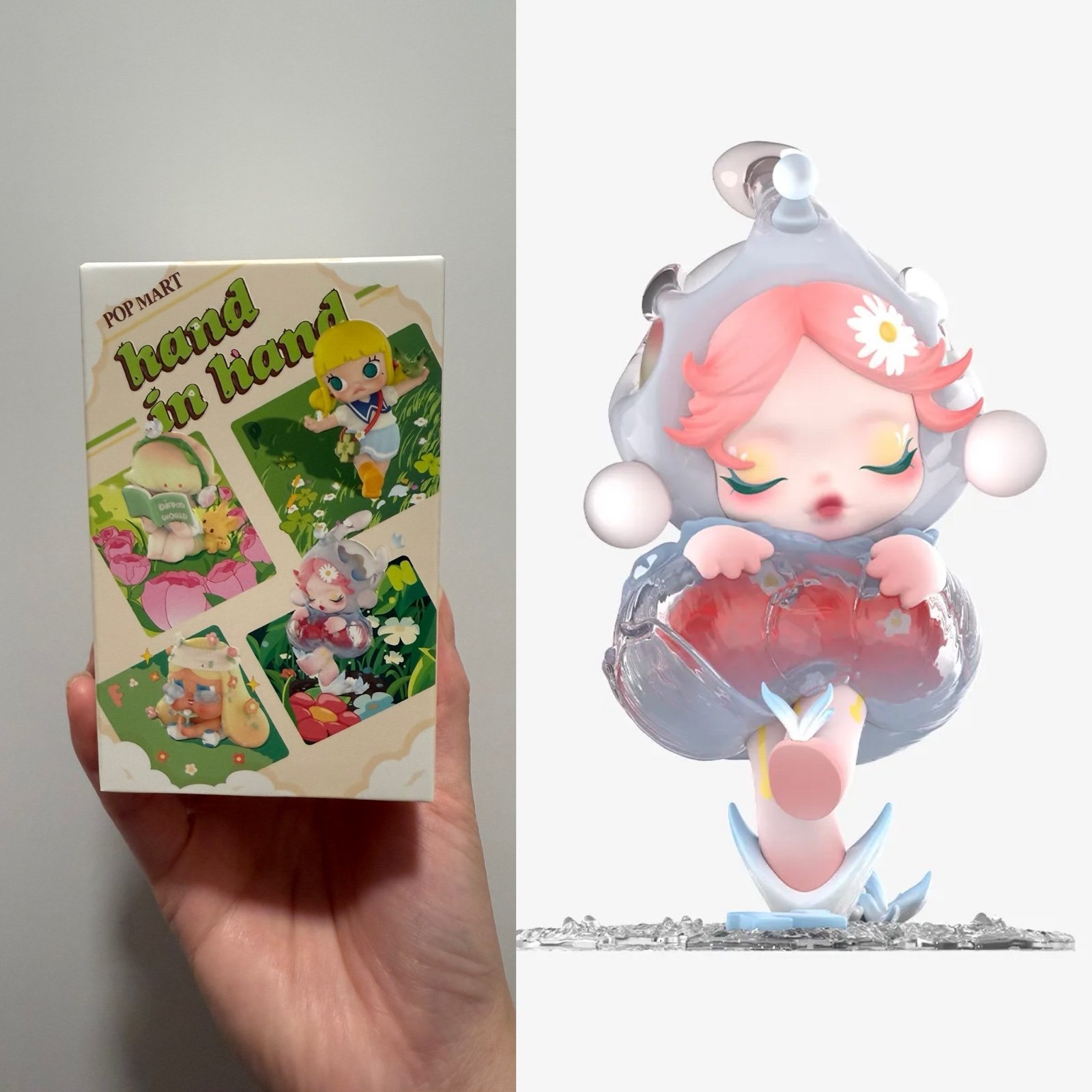 POP MART Hand in Hand Series Figures Skullpanda Action Figures