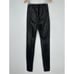 Aritzia Wilfred Free Daria Pant High-Waisted Vegan Leather Leggings Black