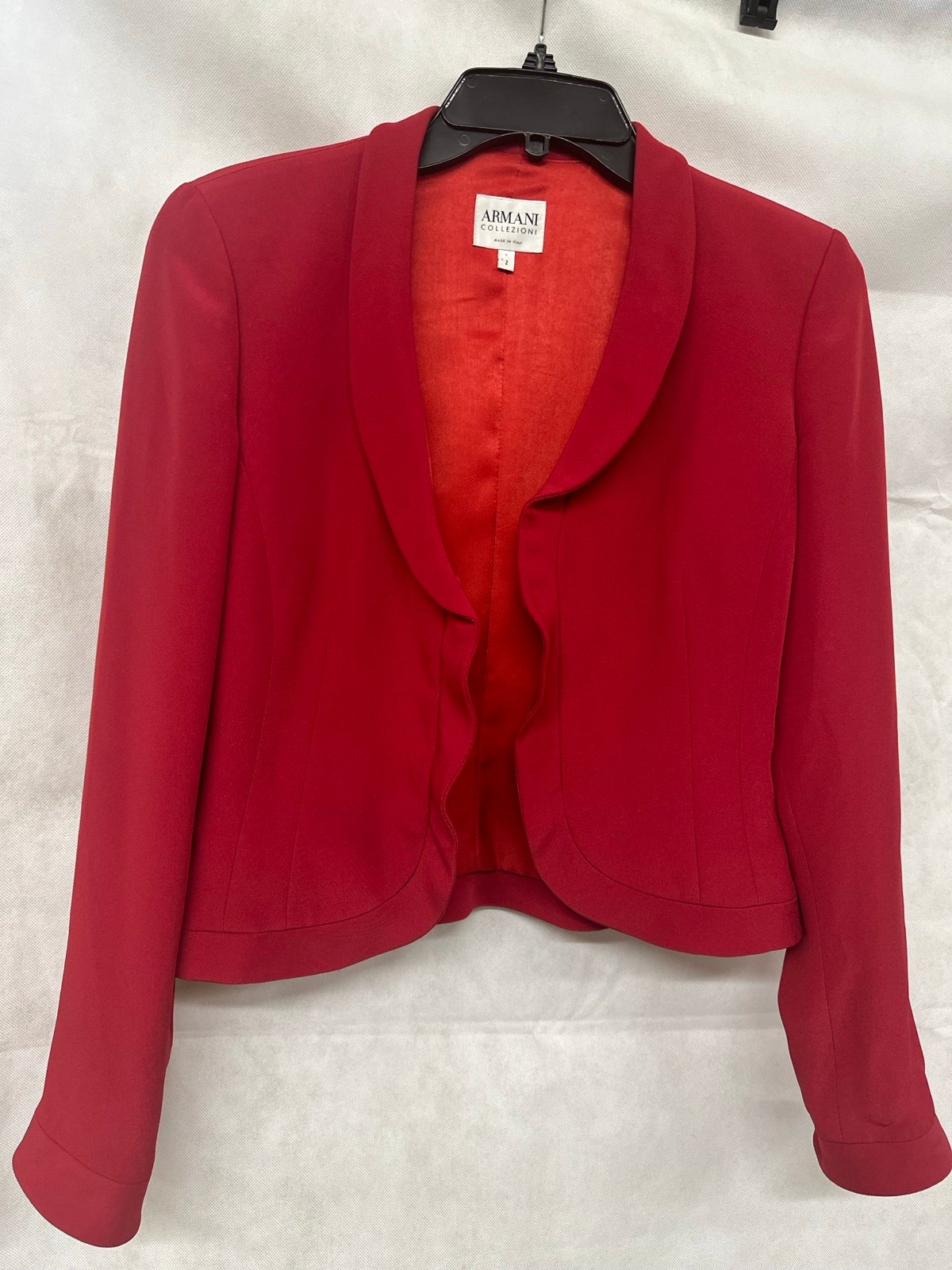 Blazer by Armani Collezioni Italy Women’s Red Size 38/2