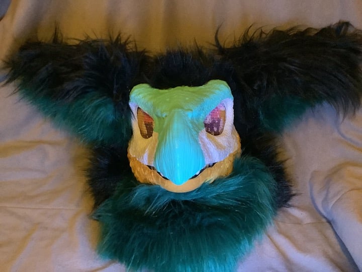 dino mask fursuit