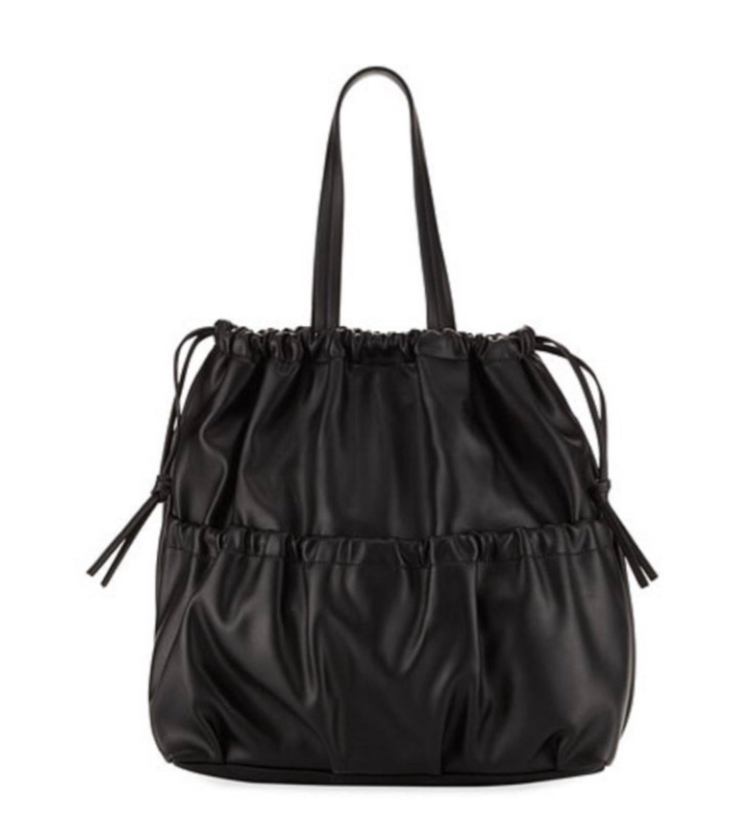 French Connection Drawstring Tote Bag