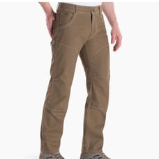 ‎Kuhl ‎The Law Legendary Pants Men 32 x 34 Dark Khaki Stretch Vintage Patina Dye