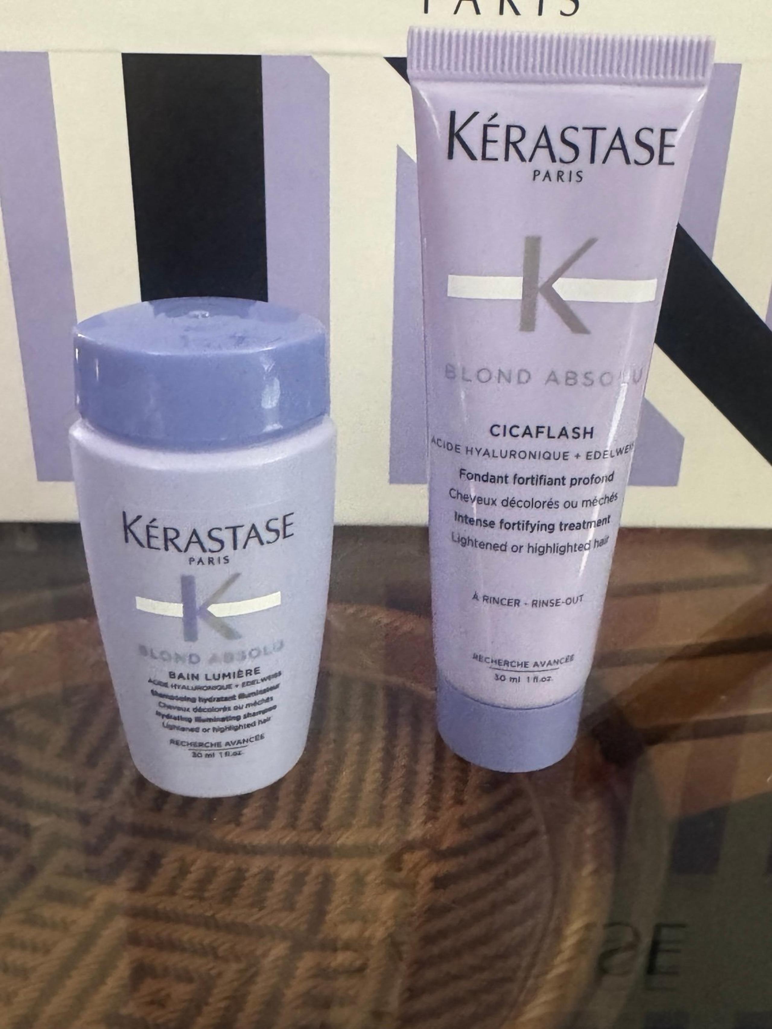 Kerastase blond absolu travel set