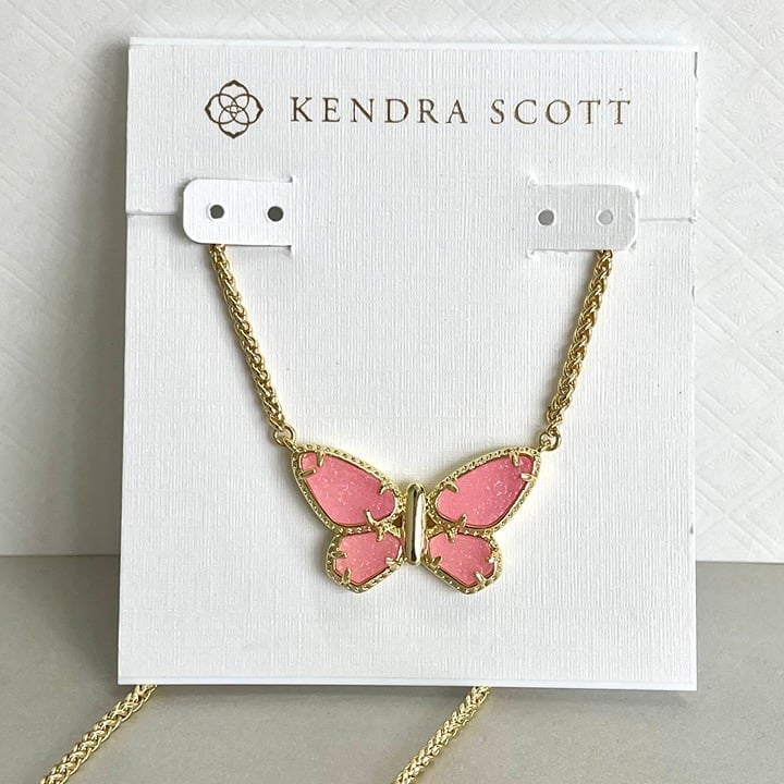Dolly Parton x Kendra Scott Gold Butterfly Short Pendant Necklace