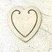 Vintage Sterling Silver Heart Form Bookmark No Monograms W. & S. Blackinton & Co