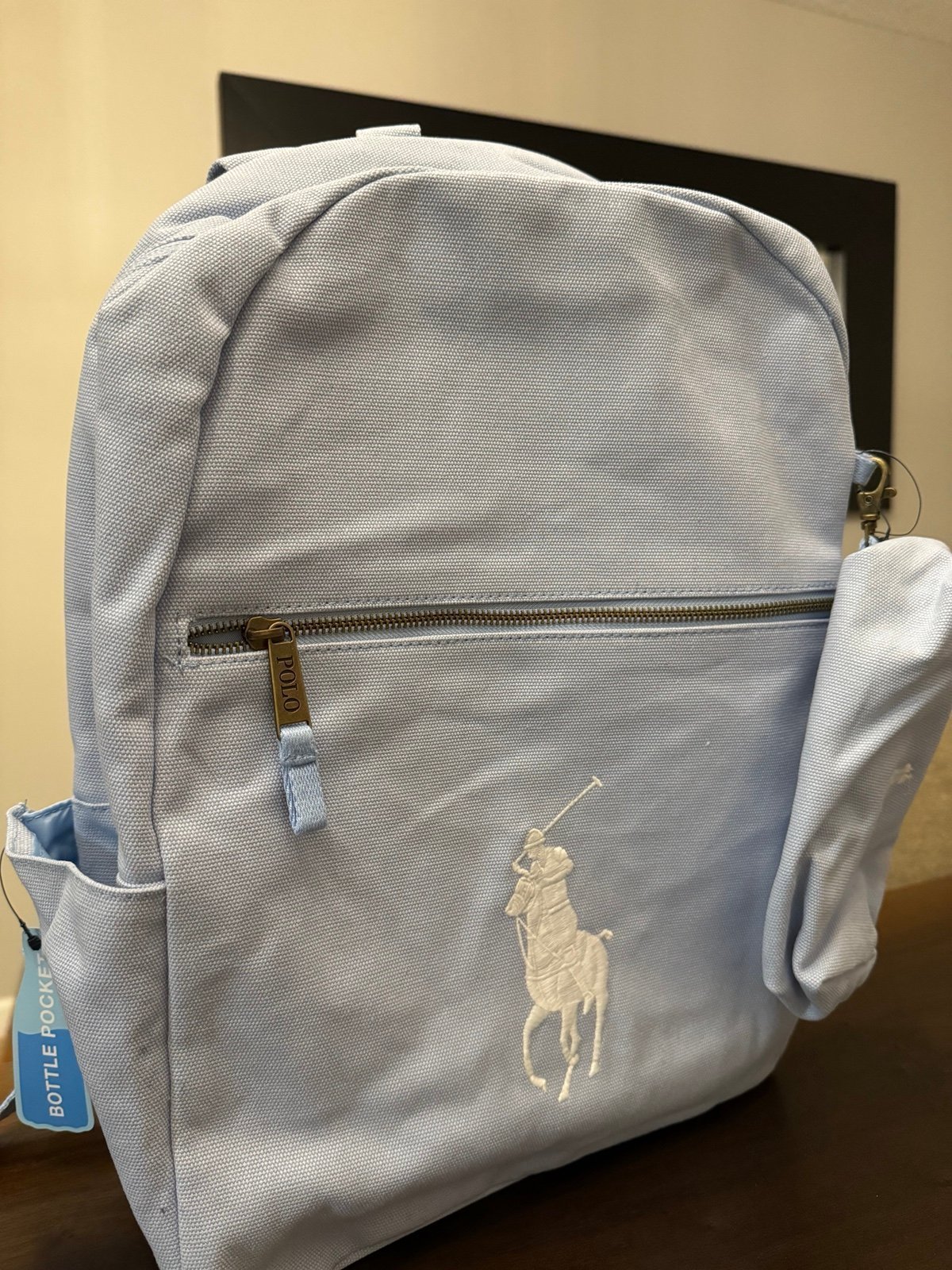 Brand New Ralph Lauren Big Pony Canvas Large Backpack