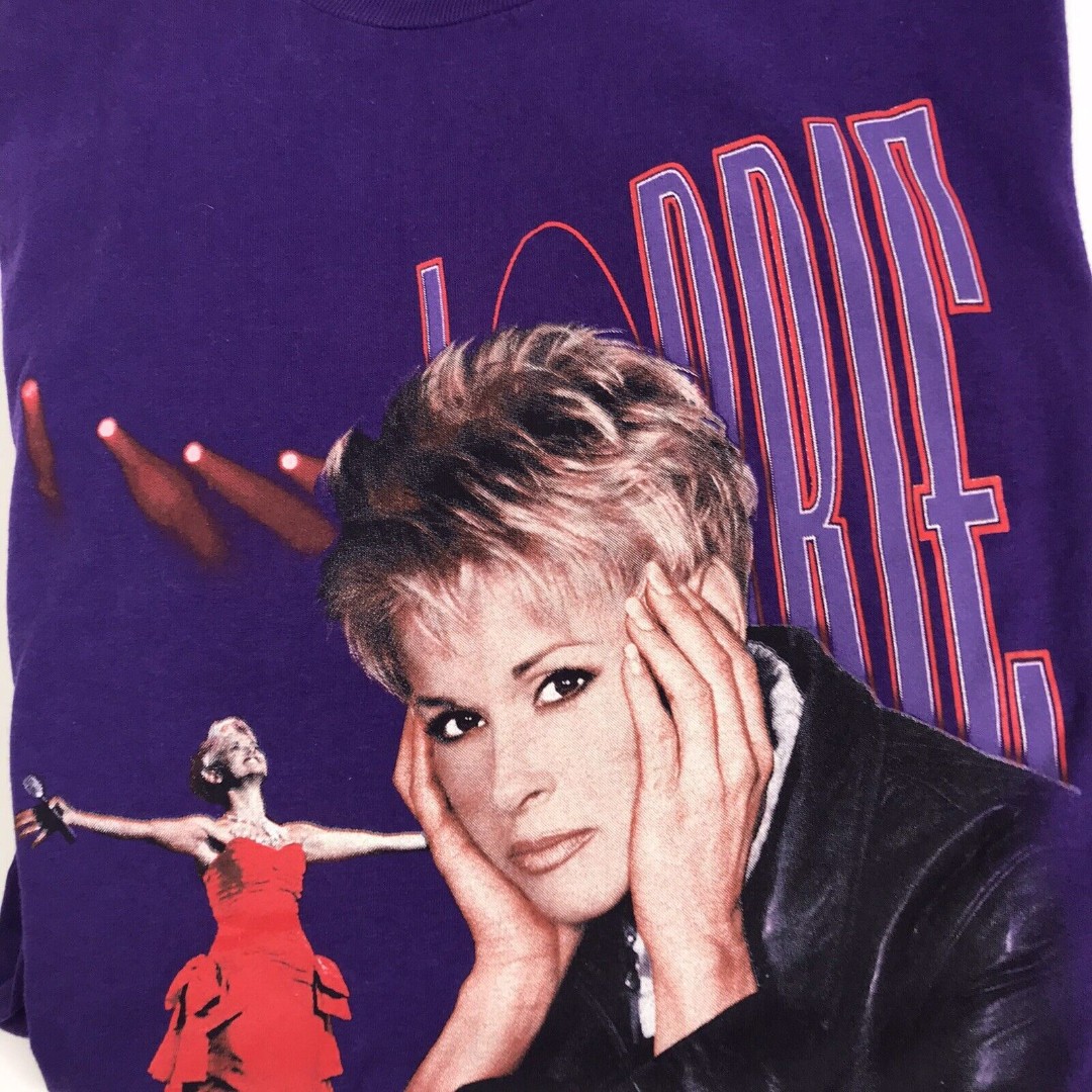 Vintage Lorrie Morgan Country Music T-Shirt 90s Greater Need Richard Southern XL