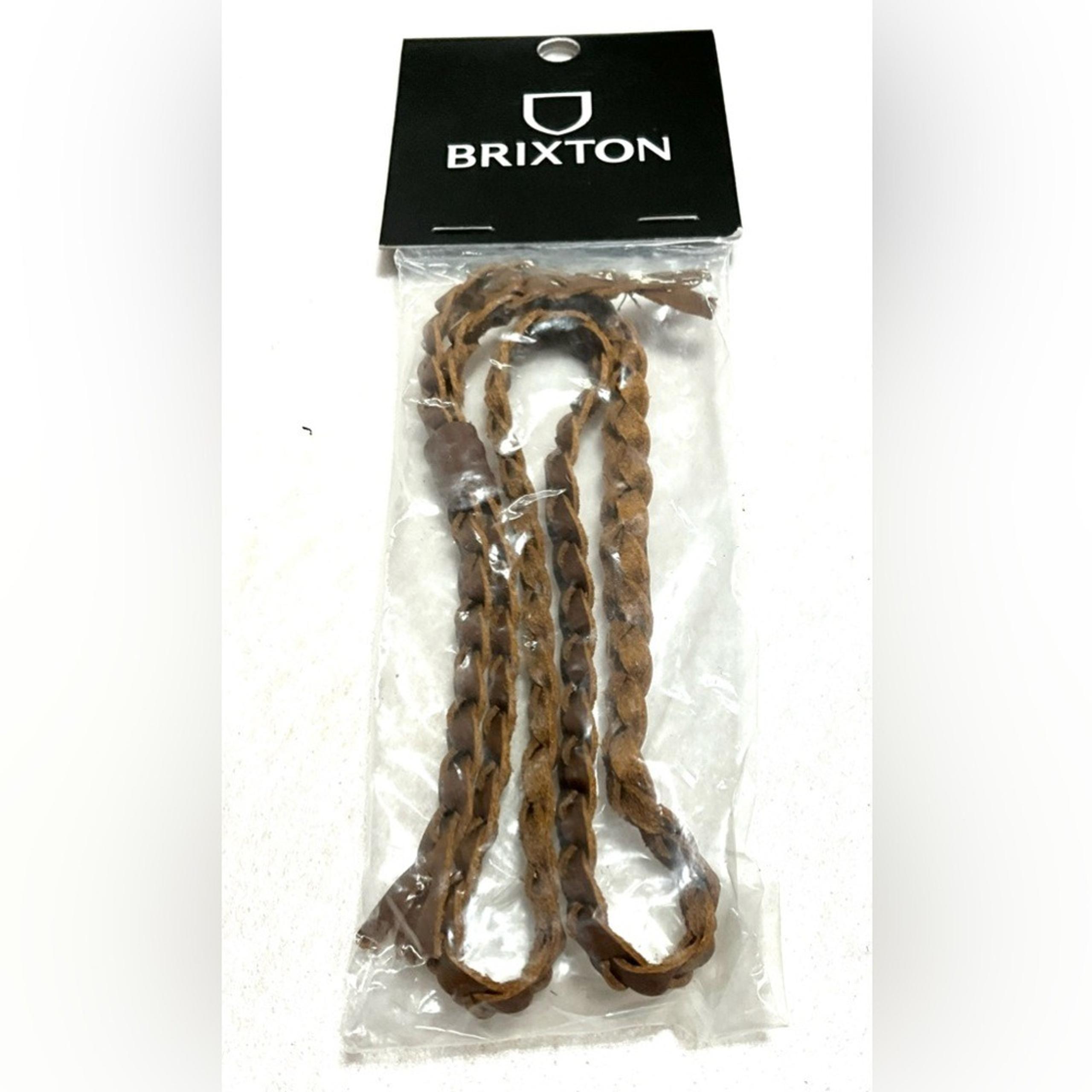Brixton Adjustable Leather Braided Hat Band Unisex NEW in Original Packaging