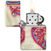 Zippo Windproof Lighter | Psychedelic Design | Unique Vintage | Art Creation