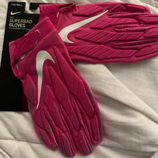 Nike Superbad Football Gloves Pink CK2923-689 Size Large