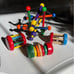 RARE Vintage Wooden Wood Rattle Learning Baby Toys Set of 4