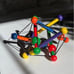 RARE Vintage Wooden Wood Rattle Learning Baby Toys Set of 4