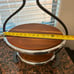 NAMBE Anvil 2 Tier Server by NEIL COHEN 2010 Serving Acacia Wood Alloy