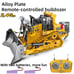 Channels Remote Control Bulldozer, 2.4Ghz RC Construction Vehicle Truck Toys 8
