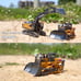Channels Remote Control Bulldozer, 2.4Ghz RC Construction Vehicle Truck Toys 8
