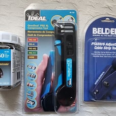 Ideal OmniSeal Pro XL Coax CompresnTool MPN 30-793+ Belden PSA59/6Pro+