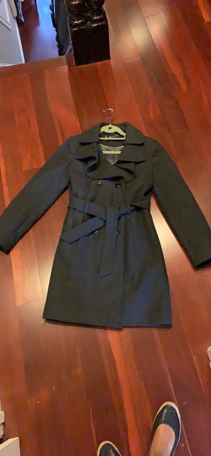 Anne Klein Double Breasted Wool Coat