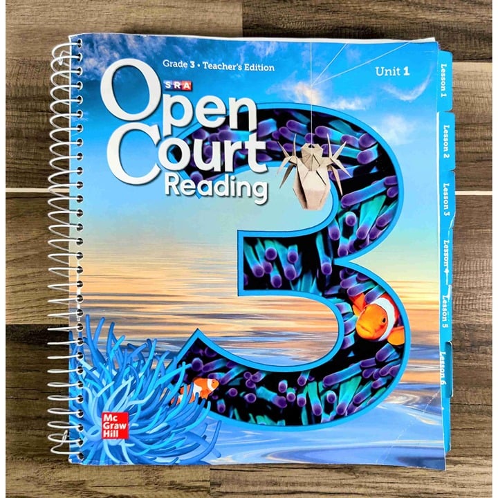 McGraw Hill Spiral Bound Grade 3 Teachers Edition Unit 1 Book