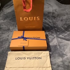 Louis Vuitton small box,dust , ribbon and shopping bag