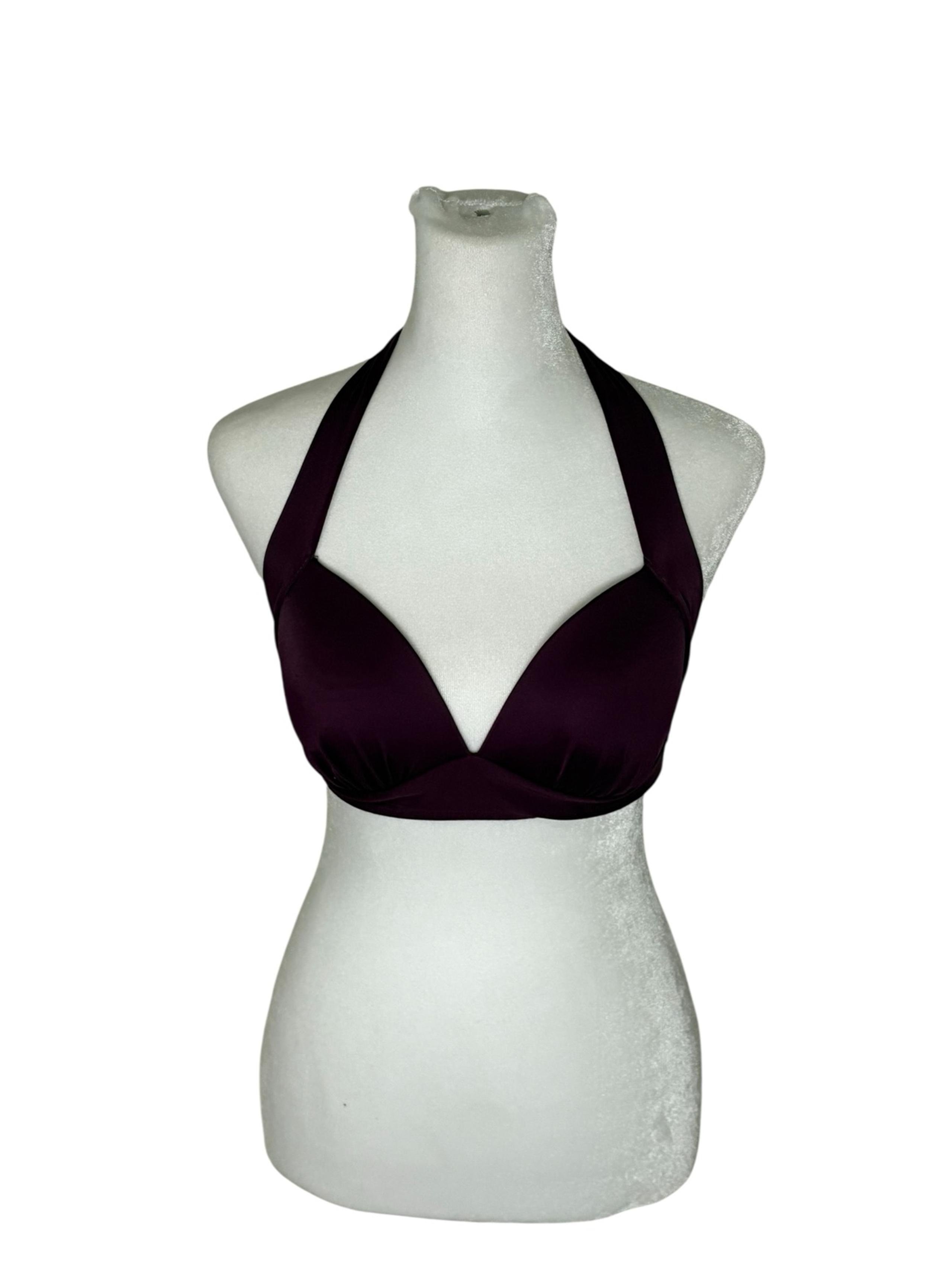 VENUS Size B Deep Purple Bikini Top