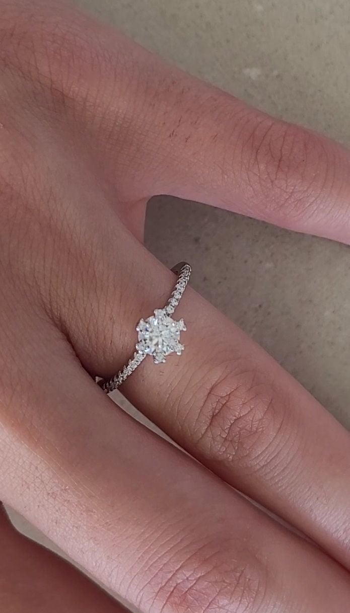 *SALE* Moissanite Diamond Engagement Ring Wedding Band Size 5,6,7,8,9